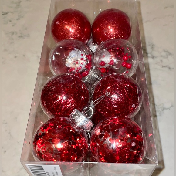 Shatterproof Christmas Ball Ornaments - (60mm/2.36", 24Pcs Red) - Picture 4 of 8